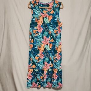 Cuddl Duds Tropical Print Sundress